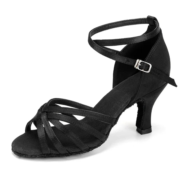 Ballroom Latin Dance Shoes - 5CM 7CM Professional Heeled Dance Shoes