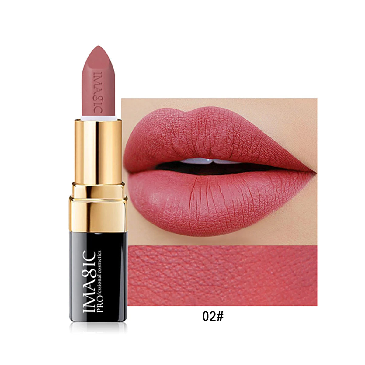 12 Color Matte Lipstick Set - Waterproof Velvet Nude Makeup