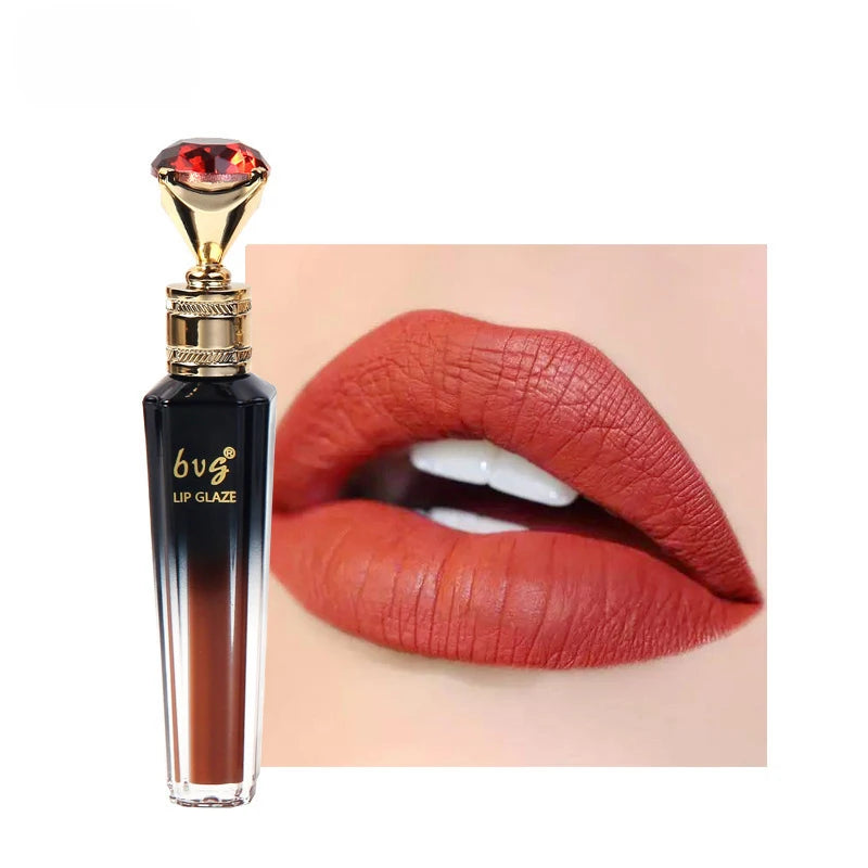 Waterproof Velvet Matte Lip Gloss - Moisturizing Non-Stick Lip Color