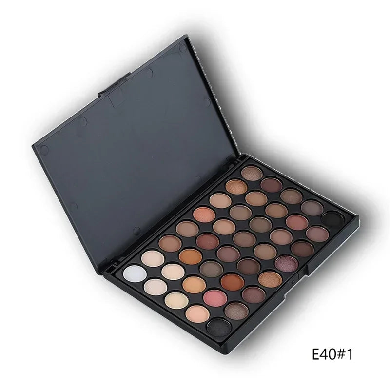 120 Color Glitter Eyeshadow Palette - Matte Shimmer Nude Makeup Kit