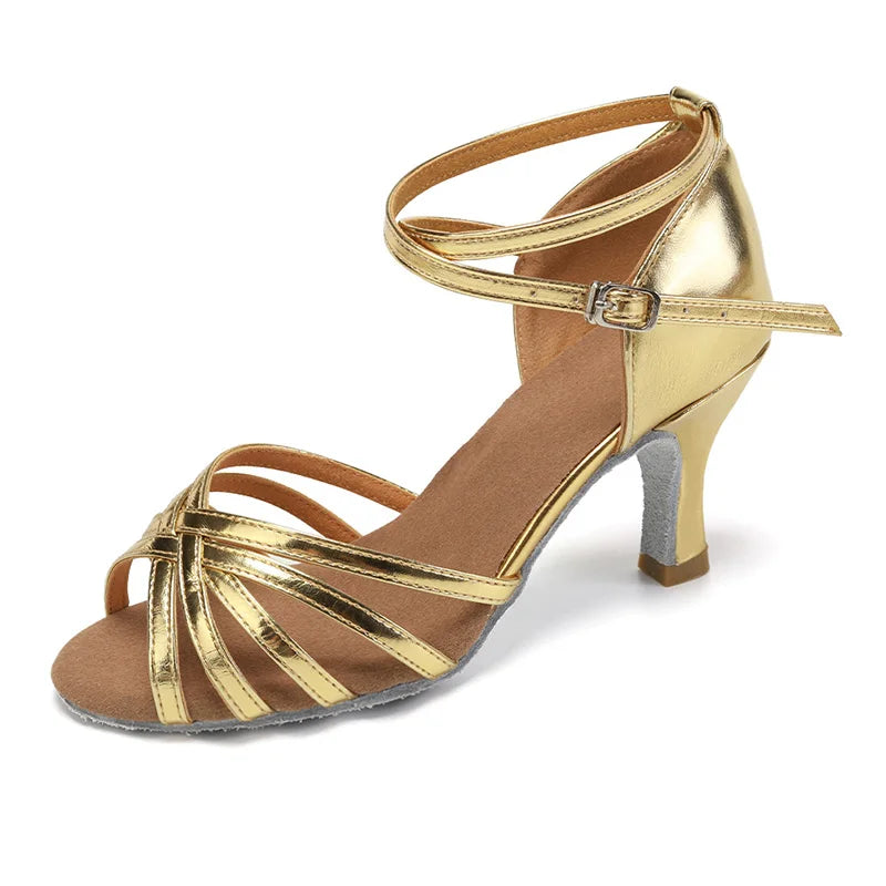 Ballroom Latin Dance Shoes - 5CM 7CM Professional Heeled Dance Shoes
