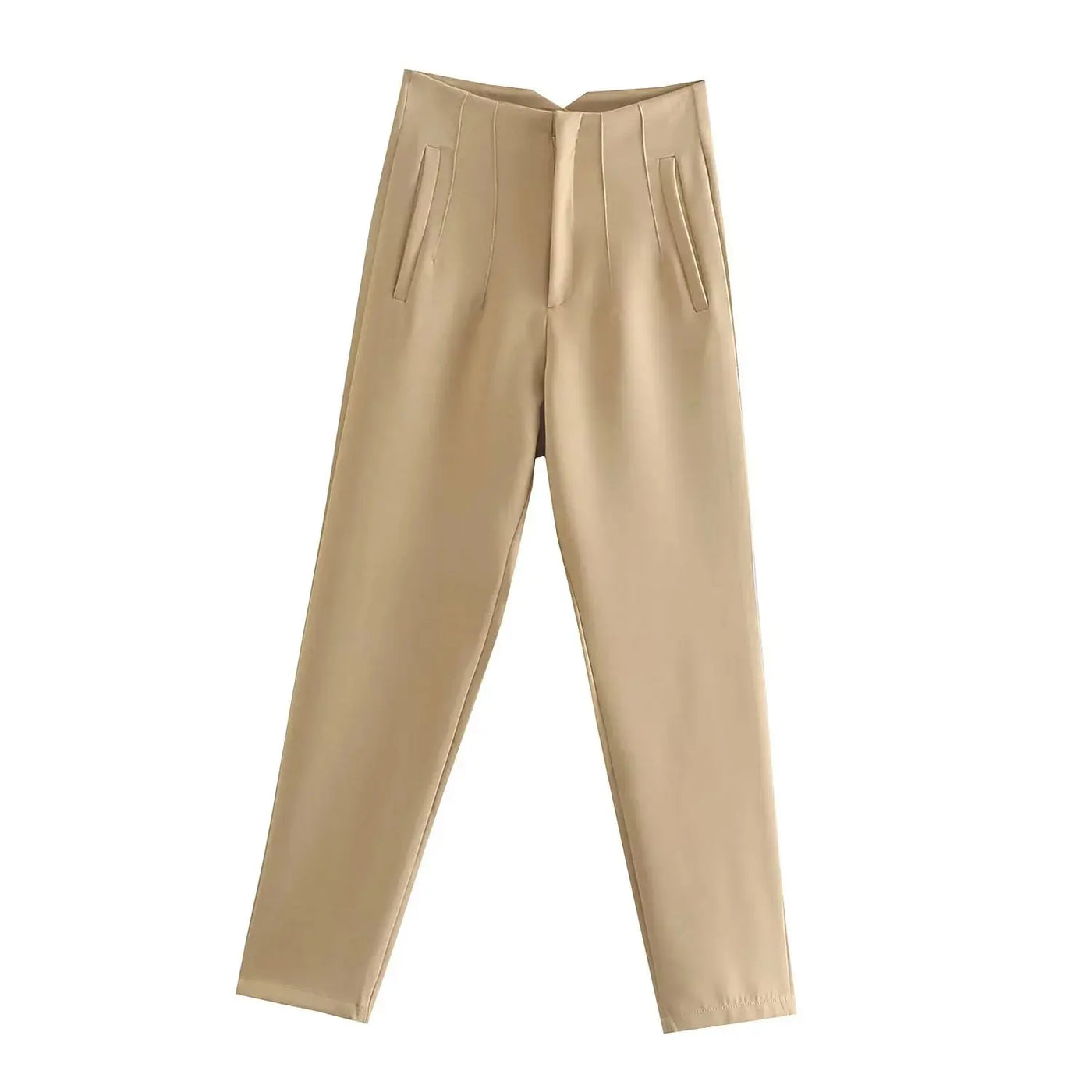 High Waist Pencil Pants - Chic Office Casual Trousers