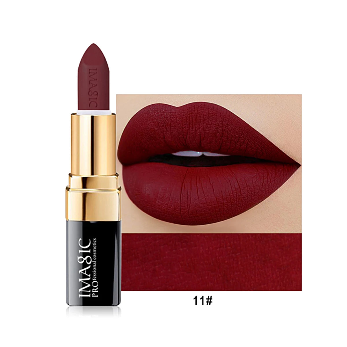 12 Color Matte Lipstick Set - Waterproof Velvet Nude Makeup