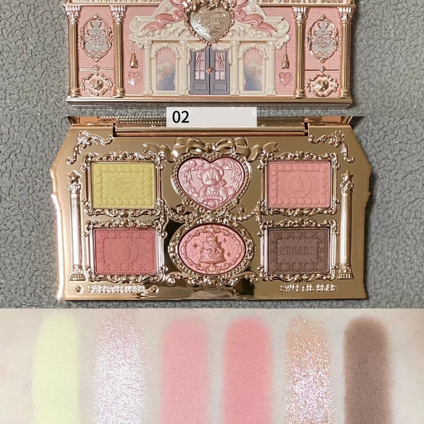 Moonlight Mermaid 5 Color Eyeshadow Palette - Matte Shimmer Glitter Makeup