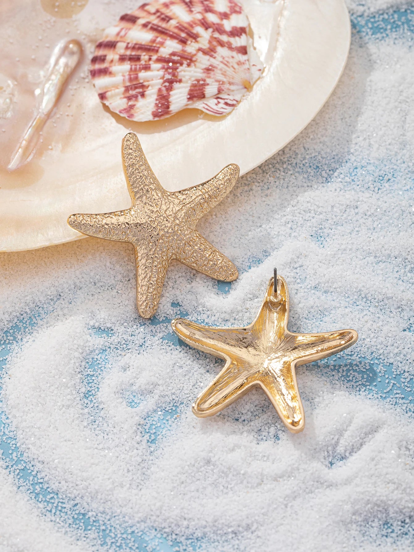 Starfish Stud Earrings - Summer Sea Inspired Classic Jewelry