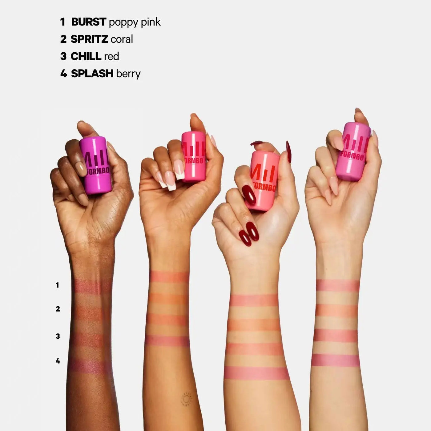 3-in-1 Jelly Blush Stick - Lip Balm Eyeshadow and Cheek Color